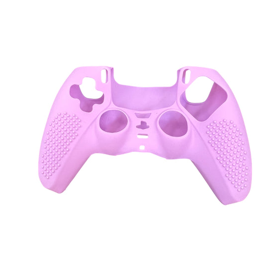 JenDore light purple silicone anti‑slip grip cover compatible with PS5 wireless controller