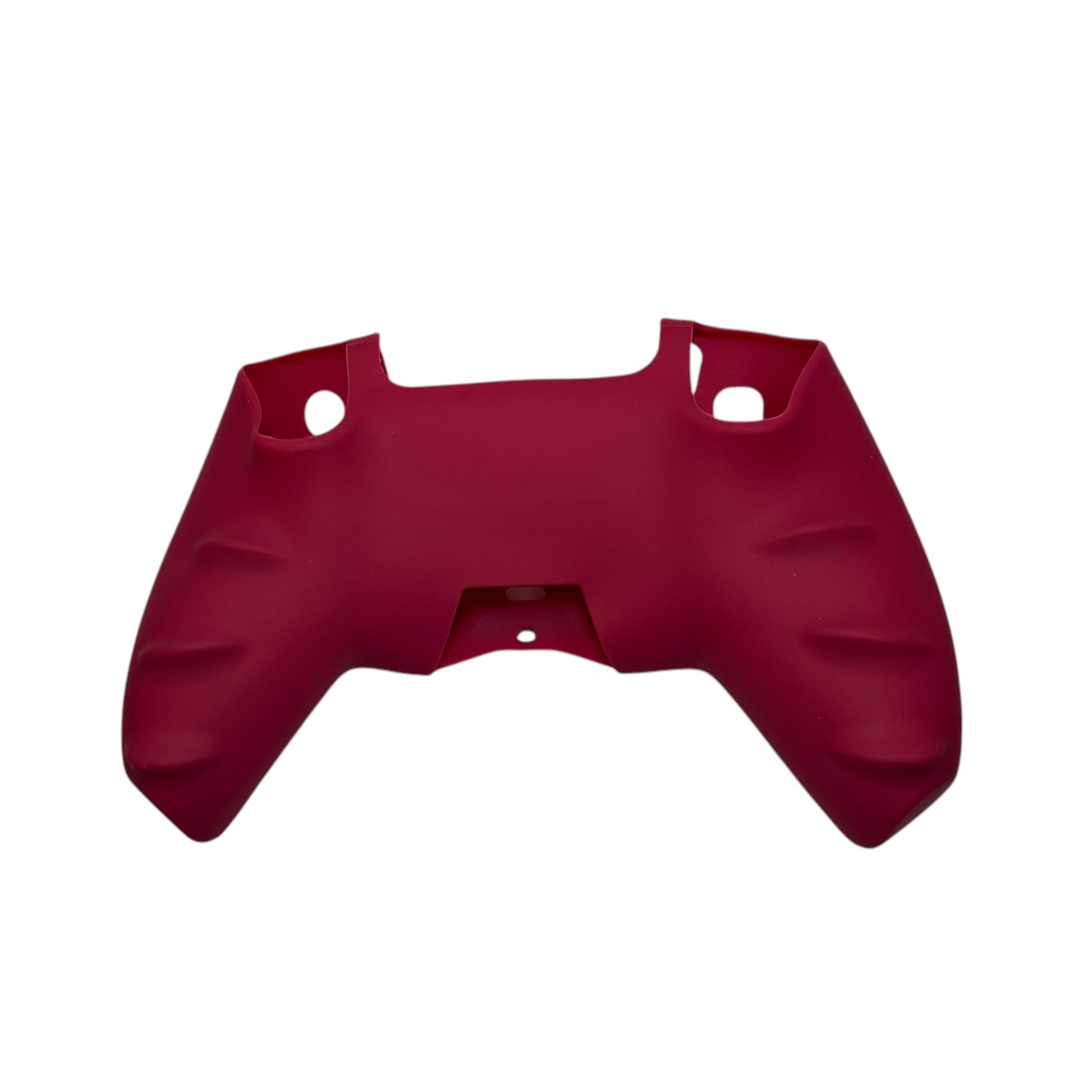 JenDore maroon silicone anti-slip grip cover compatible with PS5 wireless controller