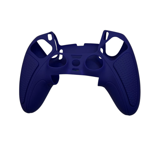 JenDore midnight purple silicone anti-slip grip cover compatible with PS5 wireless controller