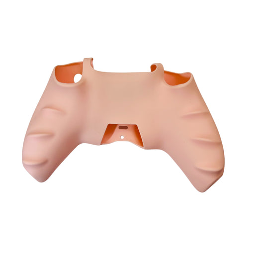 JenDore peach silicone anti-slip grip cover compatible with PS5 wireless controller