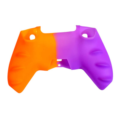 JenDore purple orange silicone anti‑slip grip cover for PS5 wireless controller