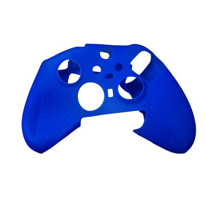 JenDore blue anti-slip silicone grip cover compatible with Xbox One wireless controllers. Improves grip and protects from wear.