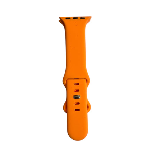 JenDore Orange Soft Silicone Smartwatch Band – Compatible with Apple Watch (38mm–42mm) | Series 10