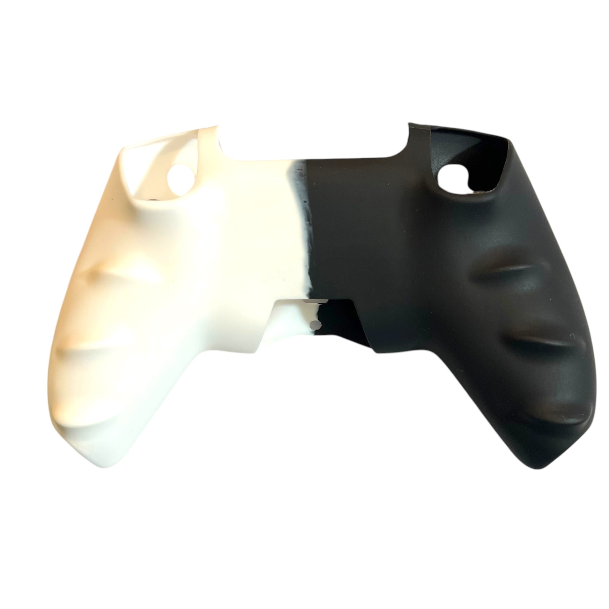 JenDore white black silicone anti‑slip grip cover for PS5 wireless controller