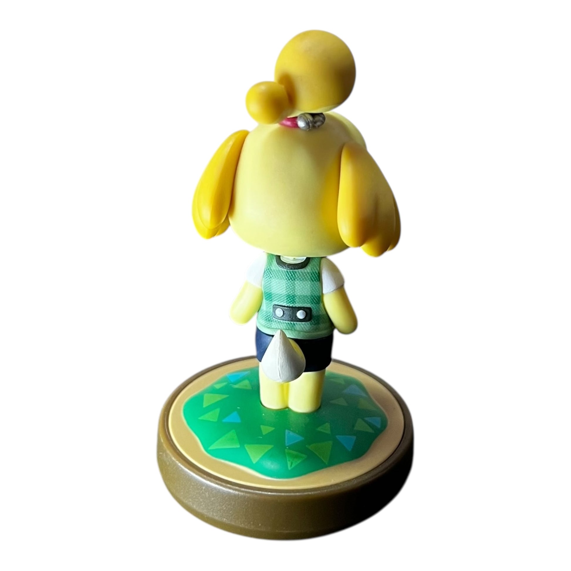 Preowned Isabelle Summer Outfit Amiibo figurine compatible with Nintendo Switch, Wii U, and Nintendo 3DS, preowned at JenDore