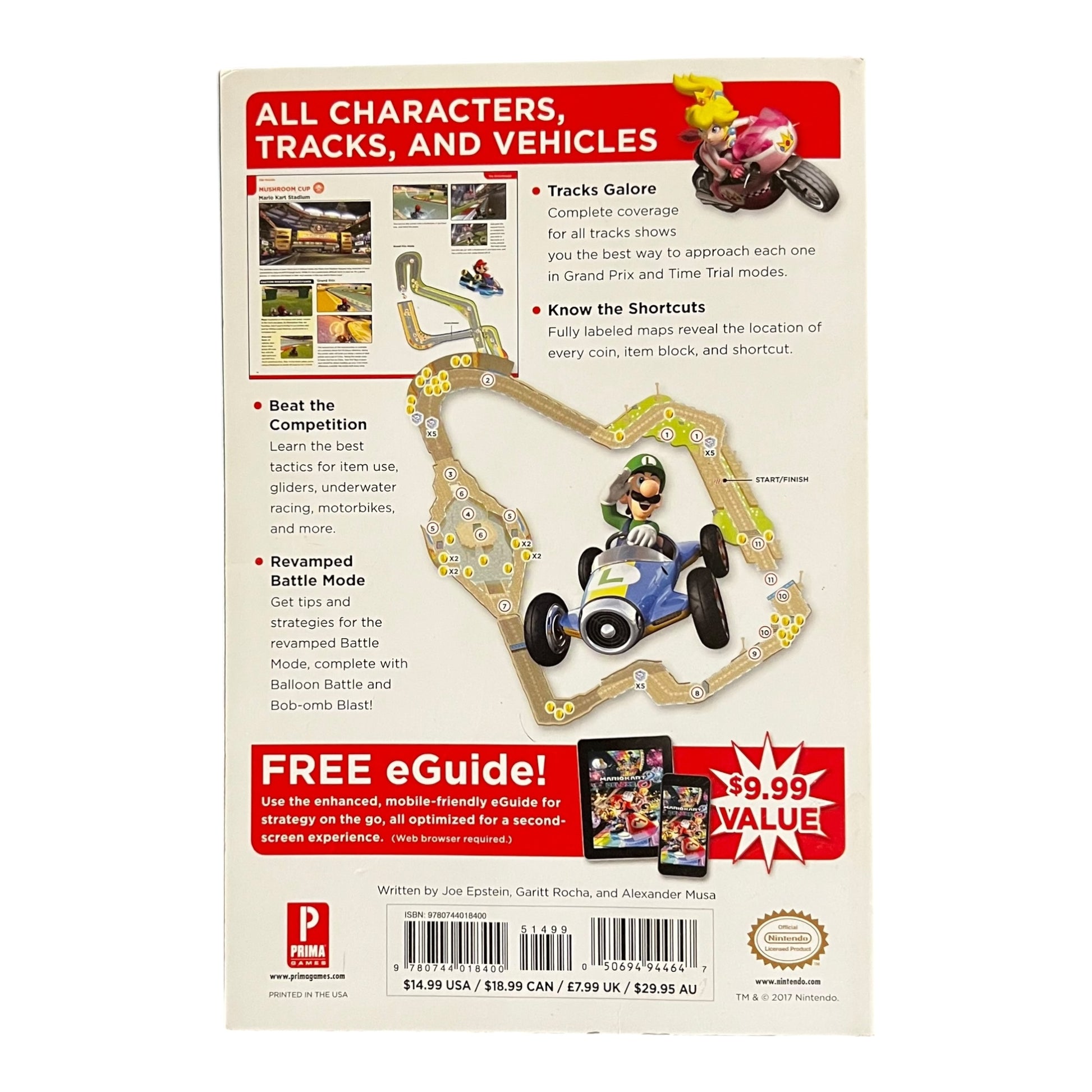 Preowned Mario Kart 8 Deluxe Prima Official Guide paperback Nintendo strategy book
