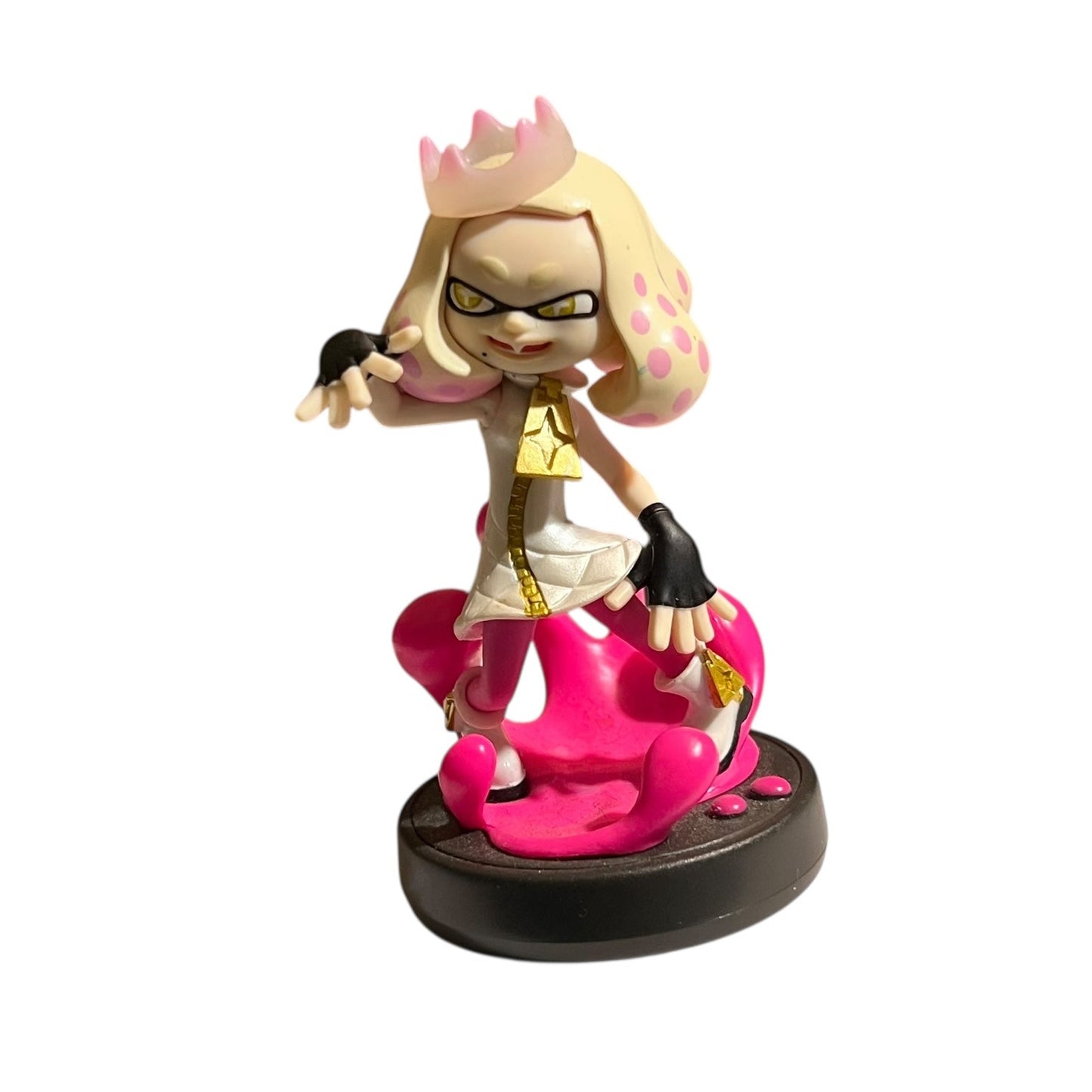 preowned pearl splatoon amiibo compatible with nintendo switch used figurine at jendore