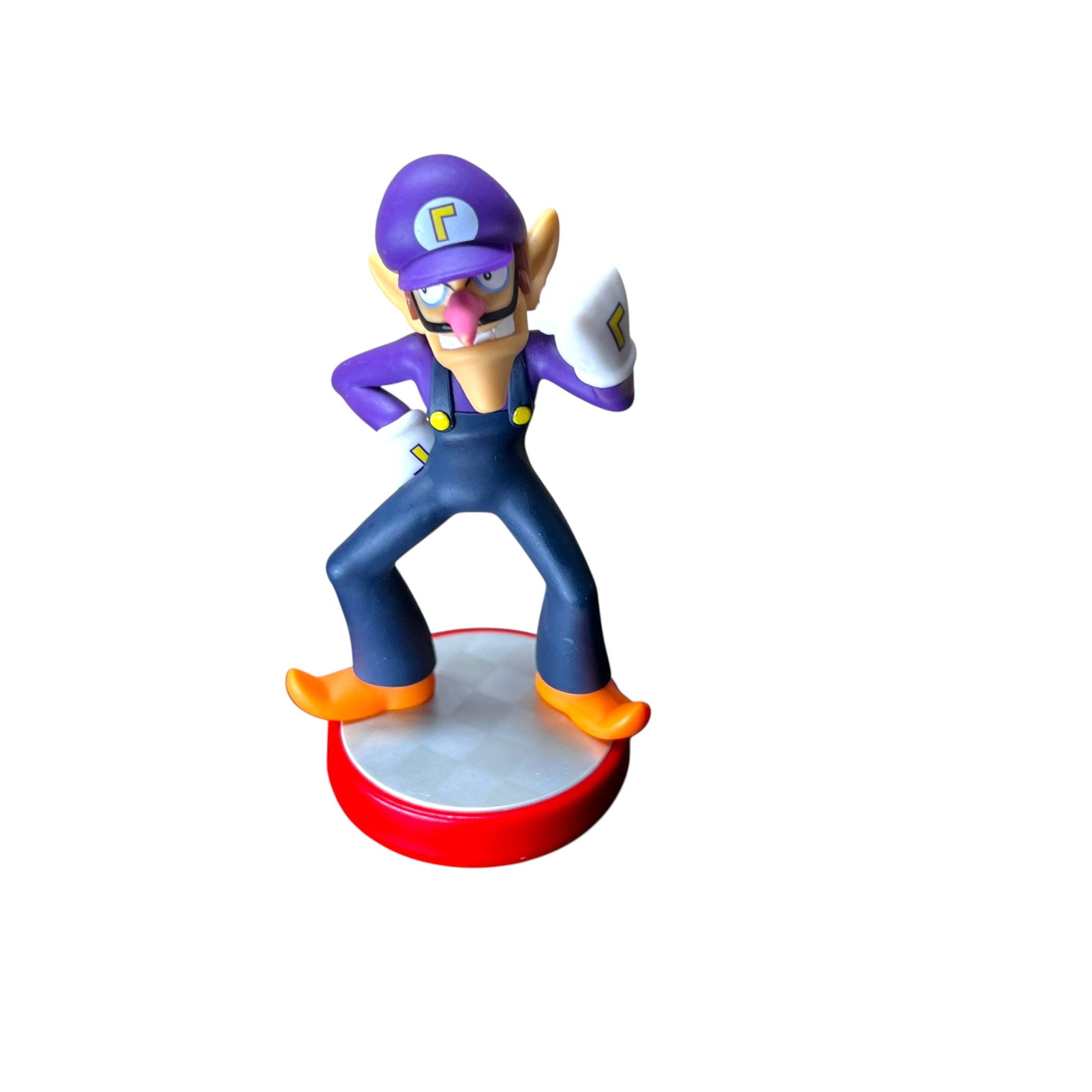preowned waluigi amiibo compatible with nintendo switch used figurine at jendore