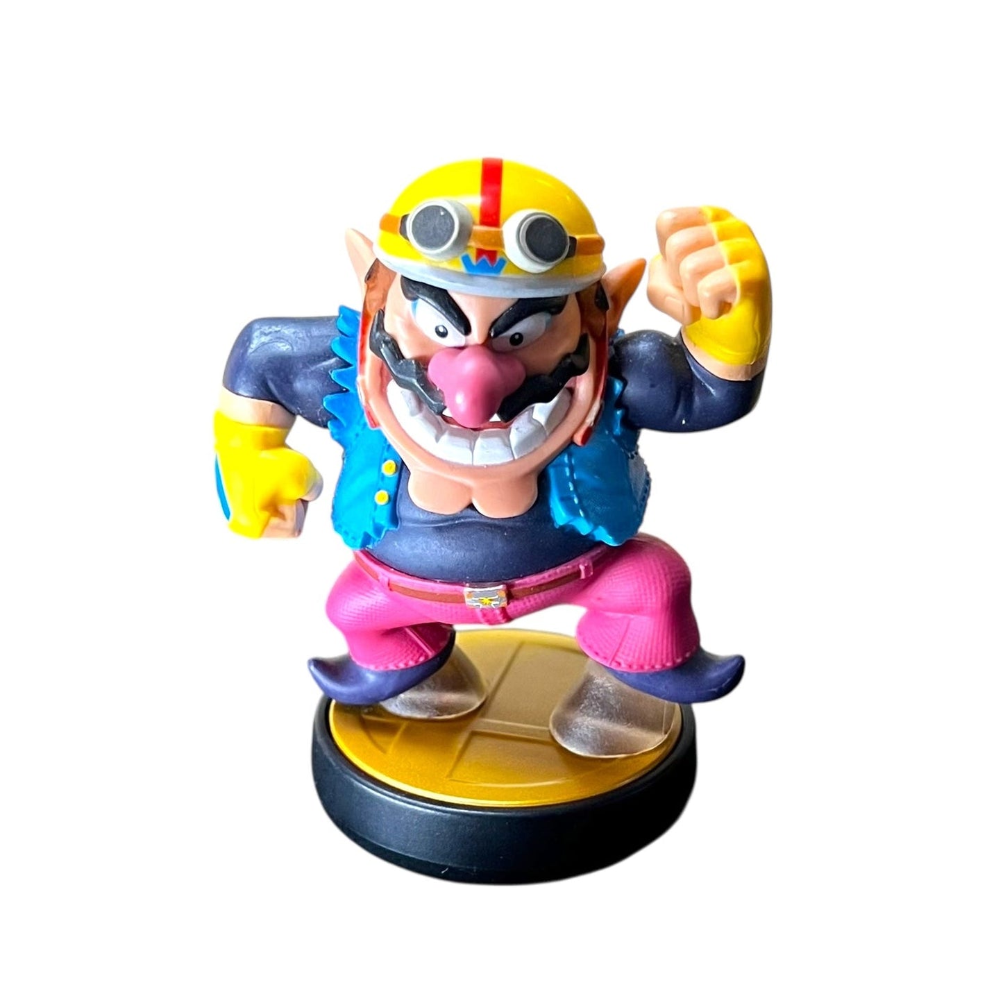 preowned wario super smash bros amiibo compatible with nintendo switch used figurine at jendore
