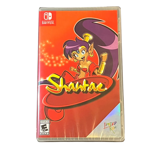 Sealed Shantae Limited Run Games Nintendo Switch game with original case, unopened and preowned, available from JenDore in Norfolk, VA.