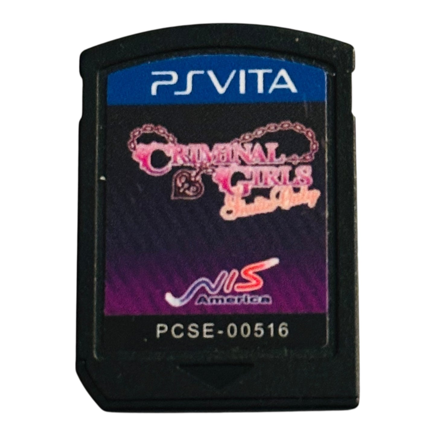 Used Criminal Girls PlayStation PS Vita video game cartridge only, preowned and authentic at JenDore
