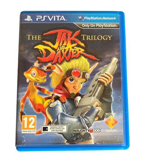Used The Jak and Daxter Trilogy PlayStation PS Vita Video Game with Case – Preowned at JenDore