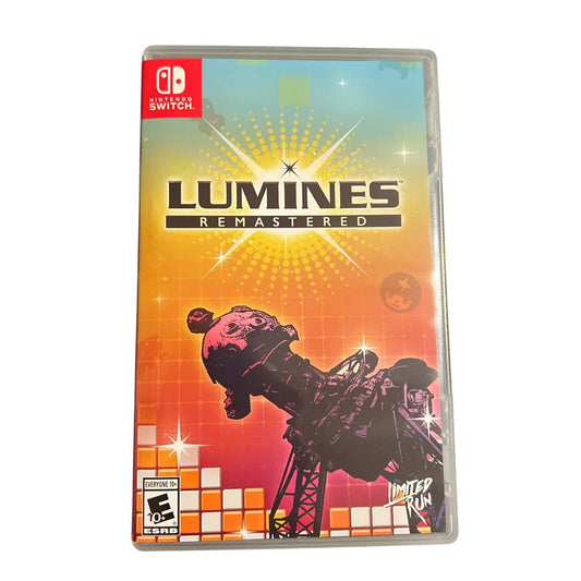 Used Lumines Remastered Nintendo Switch Game with Case – Preowned copy available at JenDore