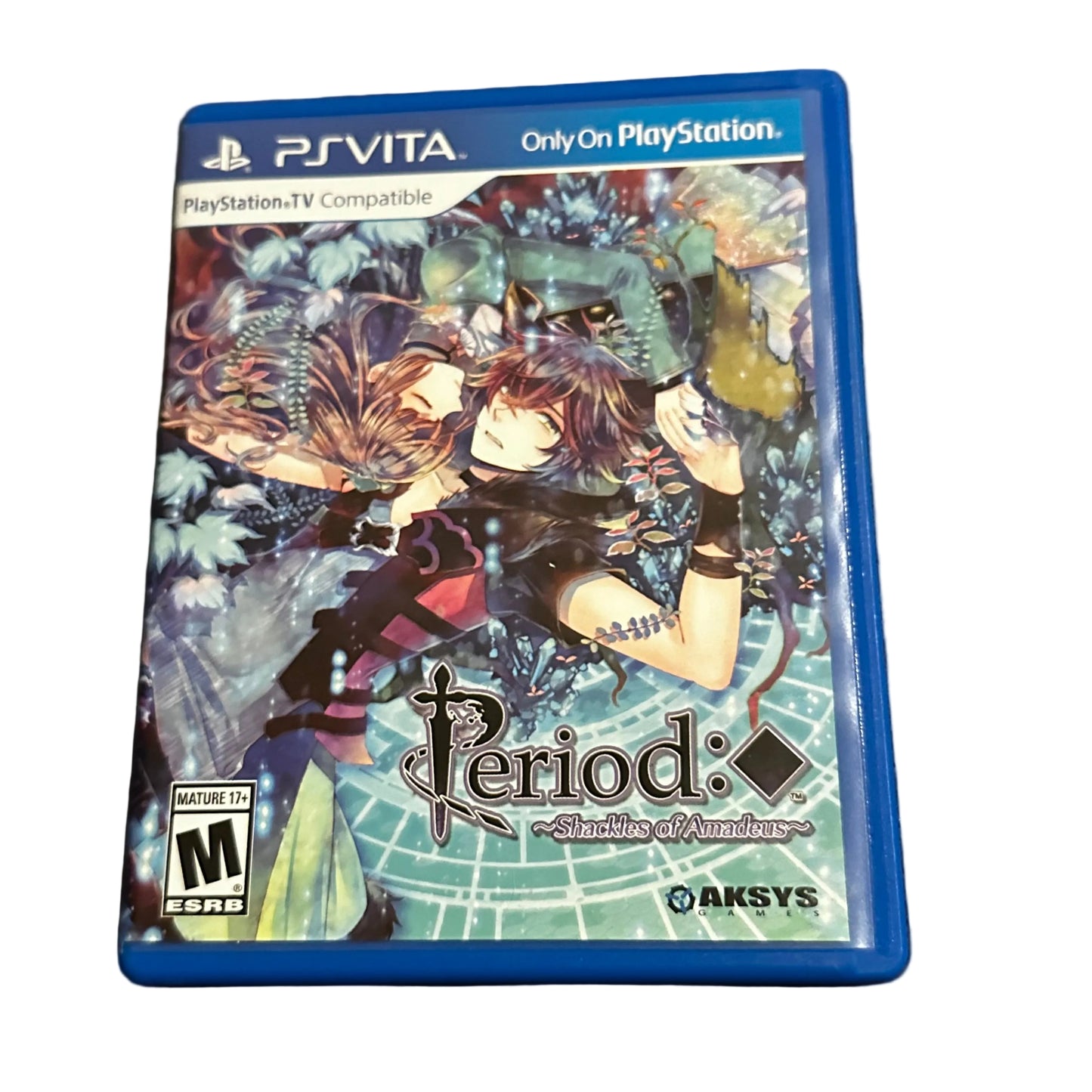 Used Period Cube Shackles of Amadeus PlayStation PS Vita video game with case, preowned and authentic at JenDore