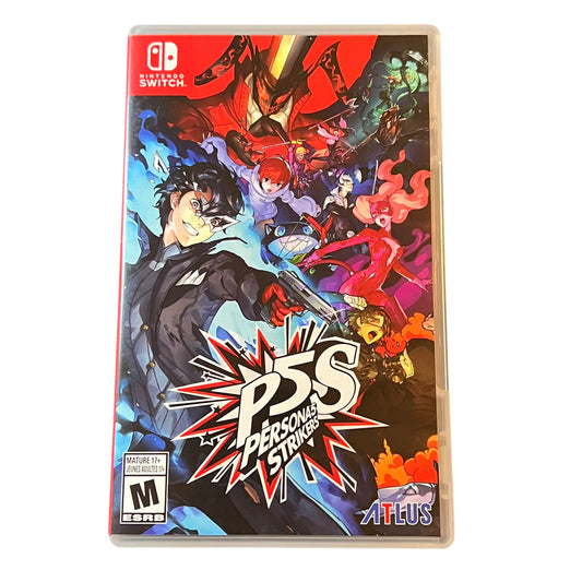 Used Persona 5 Strikers Nintendo Switch game with original case, preowned and tested, available from JenDore in Norfolk, VA.