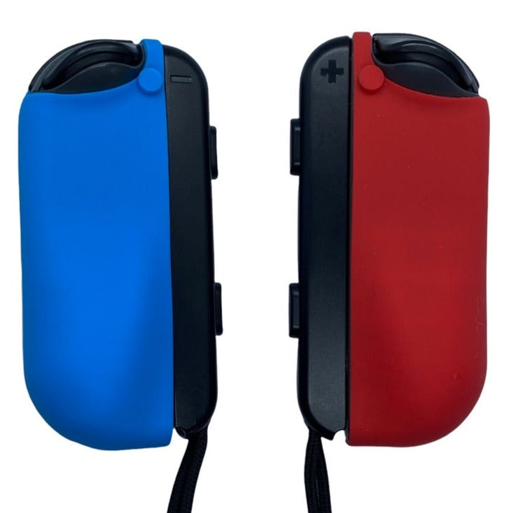 JenDore Red Blue Silicone Protective Shell Controller Covers – Compatible with Nintendo Switch Joy-Con