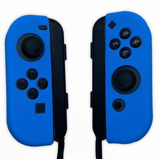 JenDore Fundas protectoras Joy-con de silicona azul para Nintendo Switch