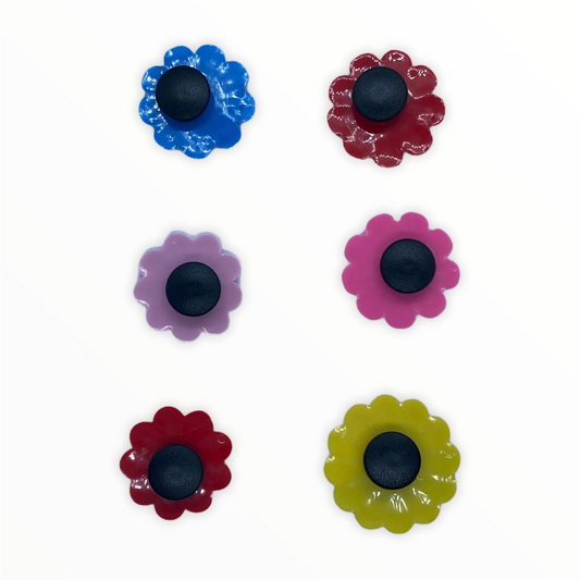 JENDORE SMILEY FLOWER SHOE CHARMS FOR CLOGS OR BRACELET