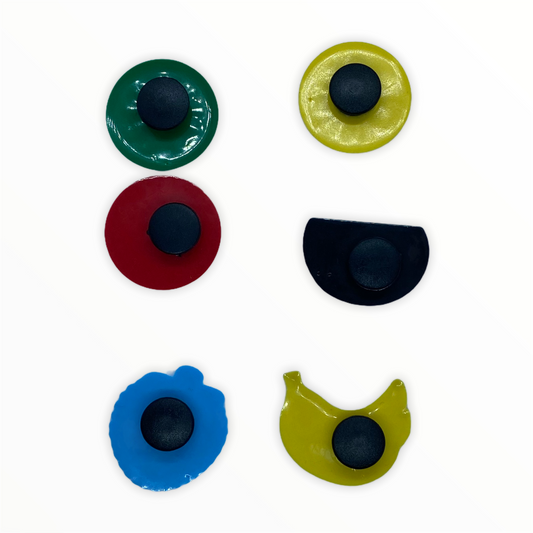 JENDORE 6 pcs Lot Charms de chaussures de fruits pour bracelets ou sabots 