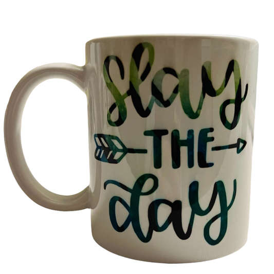 JenDore "Mata el día / Perfectamente imperfecto" Taza de té de café