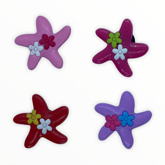 JENDORE OCEAN BEACH STARFISH CHAUSSURES CHARMS POUR SABOTS OU BRACELET