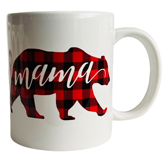 JenDore " Ne testez pas maman ours " 12 oz. Tasse à café et à thé