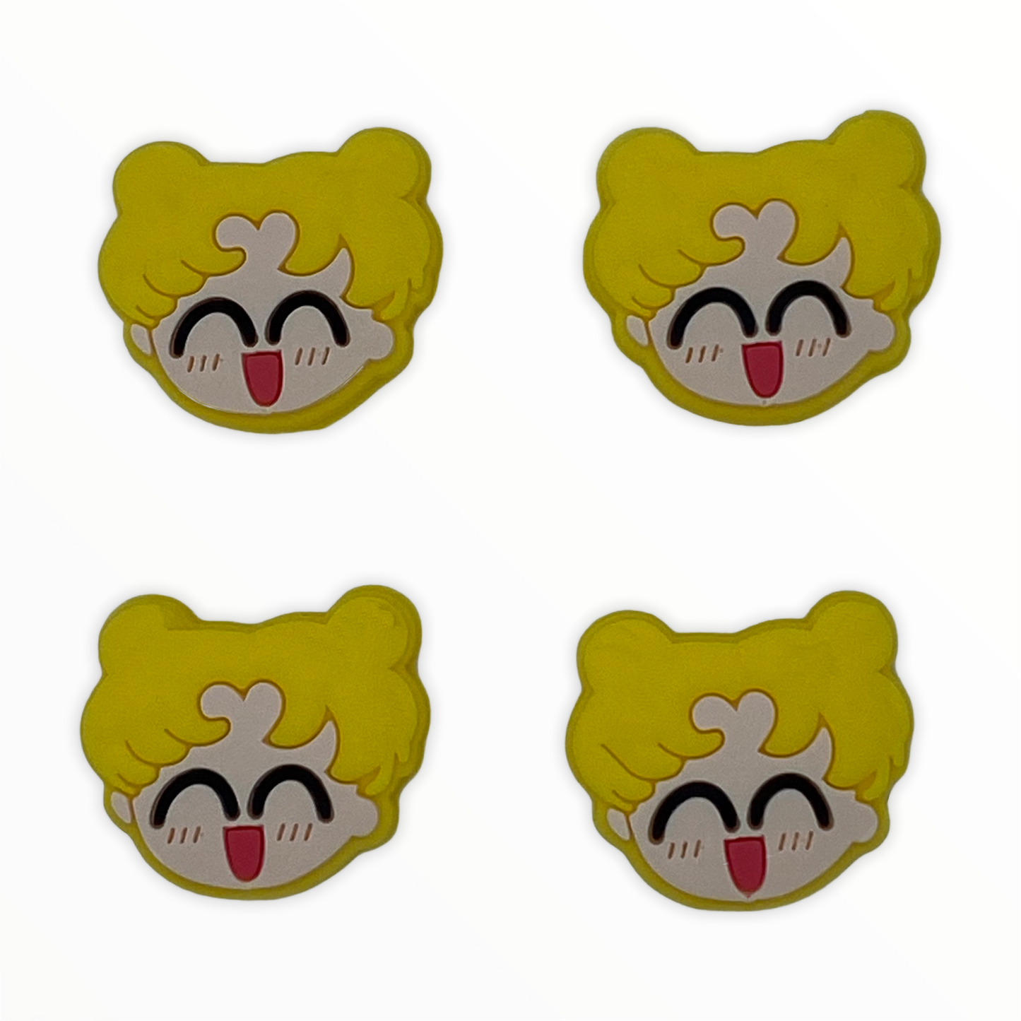 Jendore Cartoon Anime 4Pcs Capuchons de Poignée en Silicone pour Nintendo Switch &amp; NS Lite