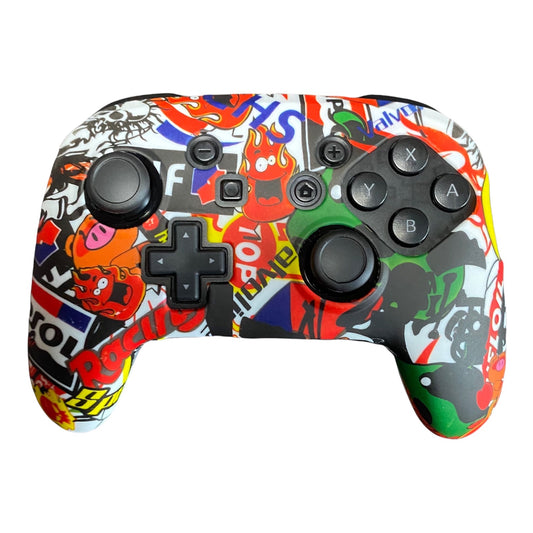 JenDore Nintendo Switch Pro Controller Racing Funda de silicona 