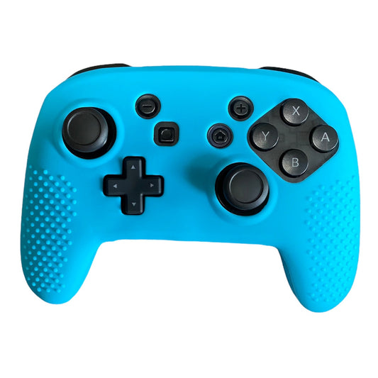 JenDore Nintendo Switch Pro Controller Carcasa de silicona azul 