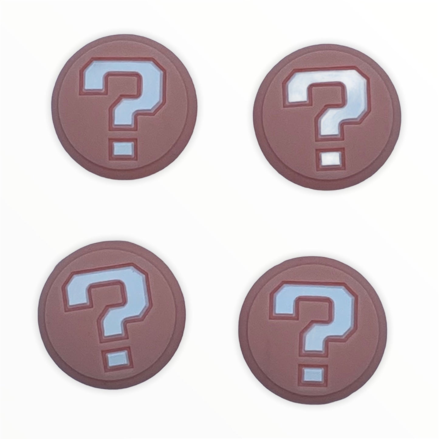 Jendore Pink Question Mark 4Pcs Capuchons de poignée en silicone pour Nintendo Switch