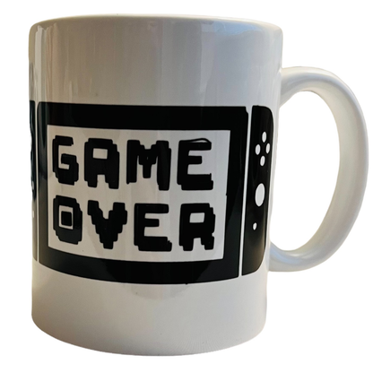 JenDore "No puedo, lo siento, tengo planes de terminar el juego" Interruptor de auriculares para juegos de 12 oz. Taza del equipo de café