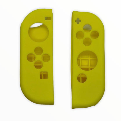 JenDore Fundas protectoras Joy-con de silicona amarillas para Nintendo Switch