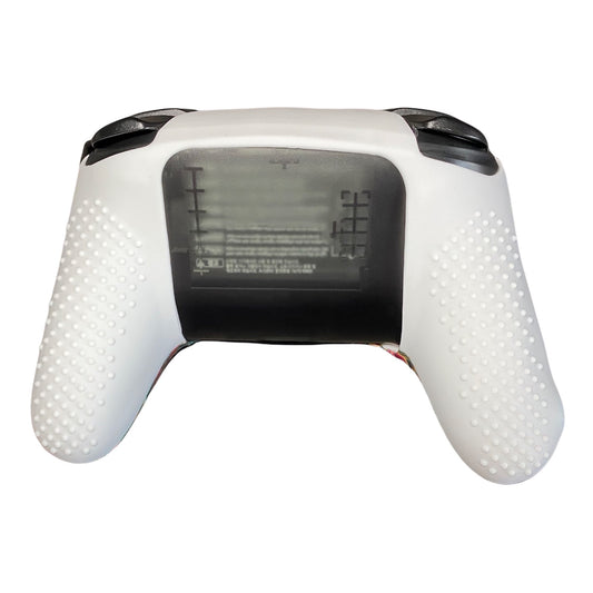 JenDore silicone anti-slip grip cover compatible with Nintendo Switch Pro Controller. Features a smooth textured surface for enhanced gaming control and protection.